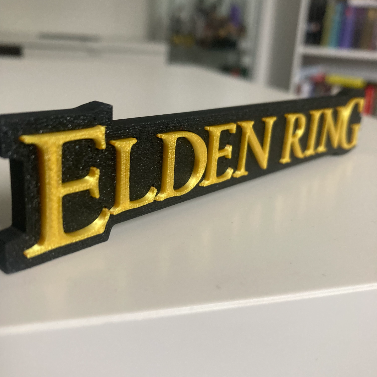 elden yüzük 3d logo by yakubhroch sanat işaretler logolar mürver 3D print model - Mito3D