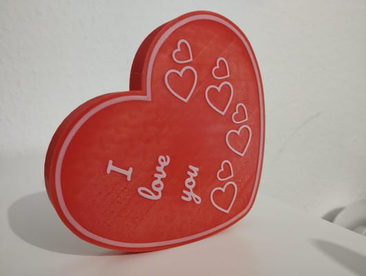 cœur zum lieu l'amour to by 39 ailleurs ménage festivités saint valentin journée amour décor coeur t'aime aime 3d print model - Mito3D