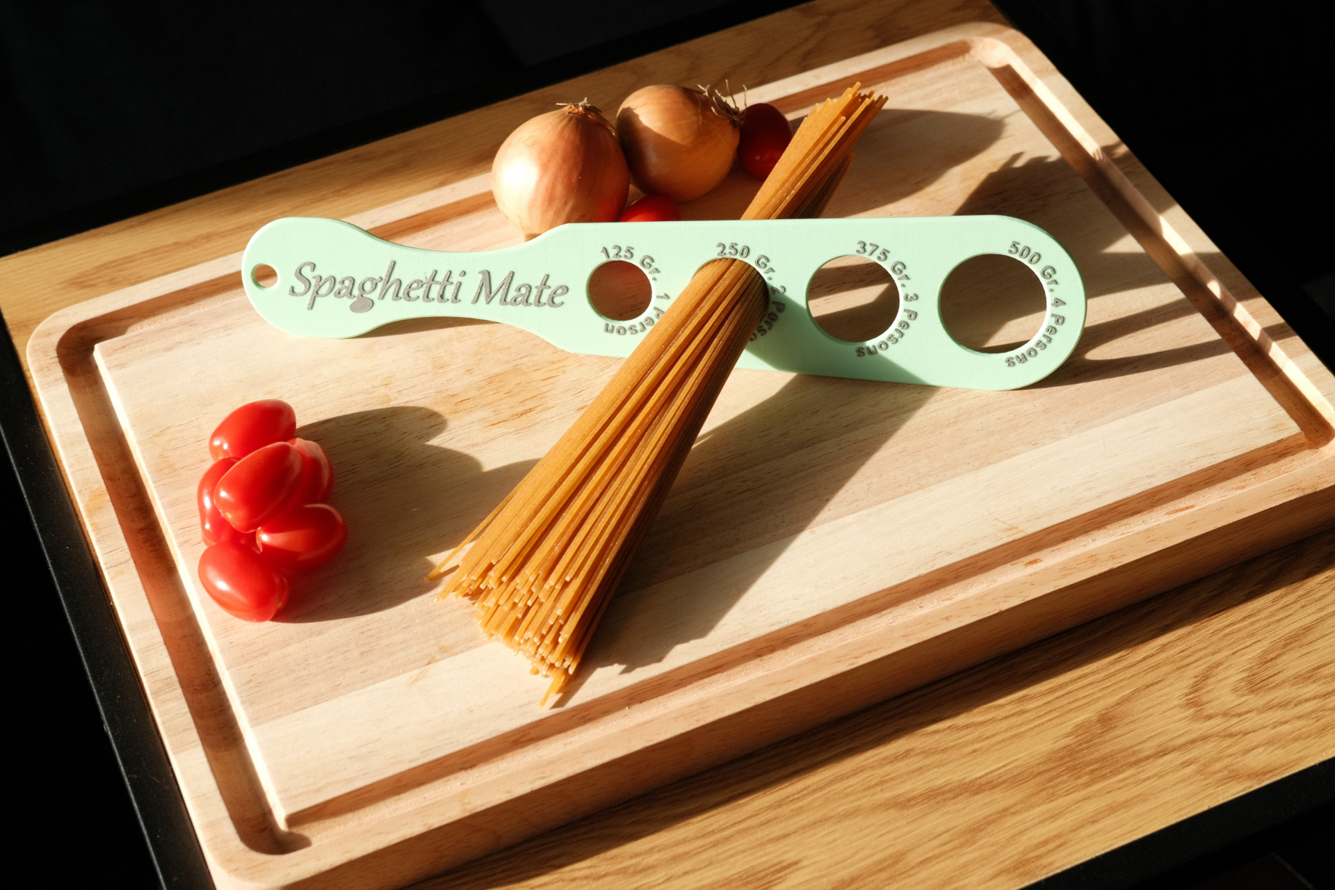 spaghetti compagno pasta porzionatore by sakul utensili gadget spaghetto dosatore dispenser cucina cibo 3D print model - Mito3D