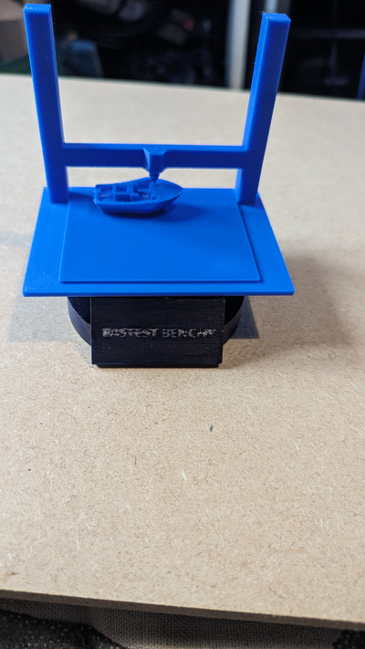 schnellsten benchy trophäe by abonnieren hobby diy 3d drucker bett slinger wettbewerb 3d print model - Mito3D