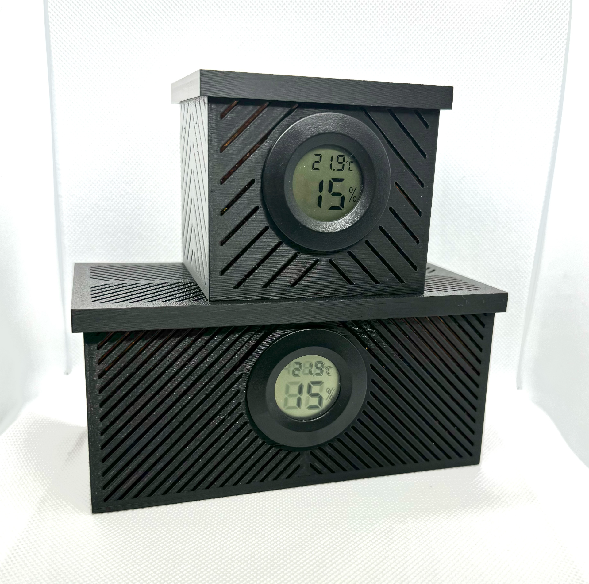 trockenmittel boxen hygrometer by design element haushalt haus modelle box perlen 3D print model - Mito3D