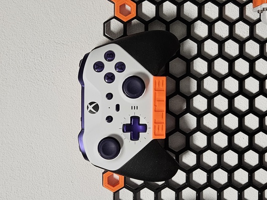 xbox seçkinler kontrolör şarj cihazı hsw sabit yeniden karıştırılmış by oachkatzl araçlar gadget'lar bal peteği xboxelite denetleyicisi petek deposu depolama duvarı duvar 3d print model - Mito3D