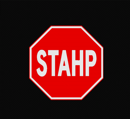 stahp zeichen by dubmehard kunst logos halt humor komisch straße 3d print model - Mito3D