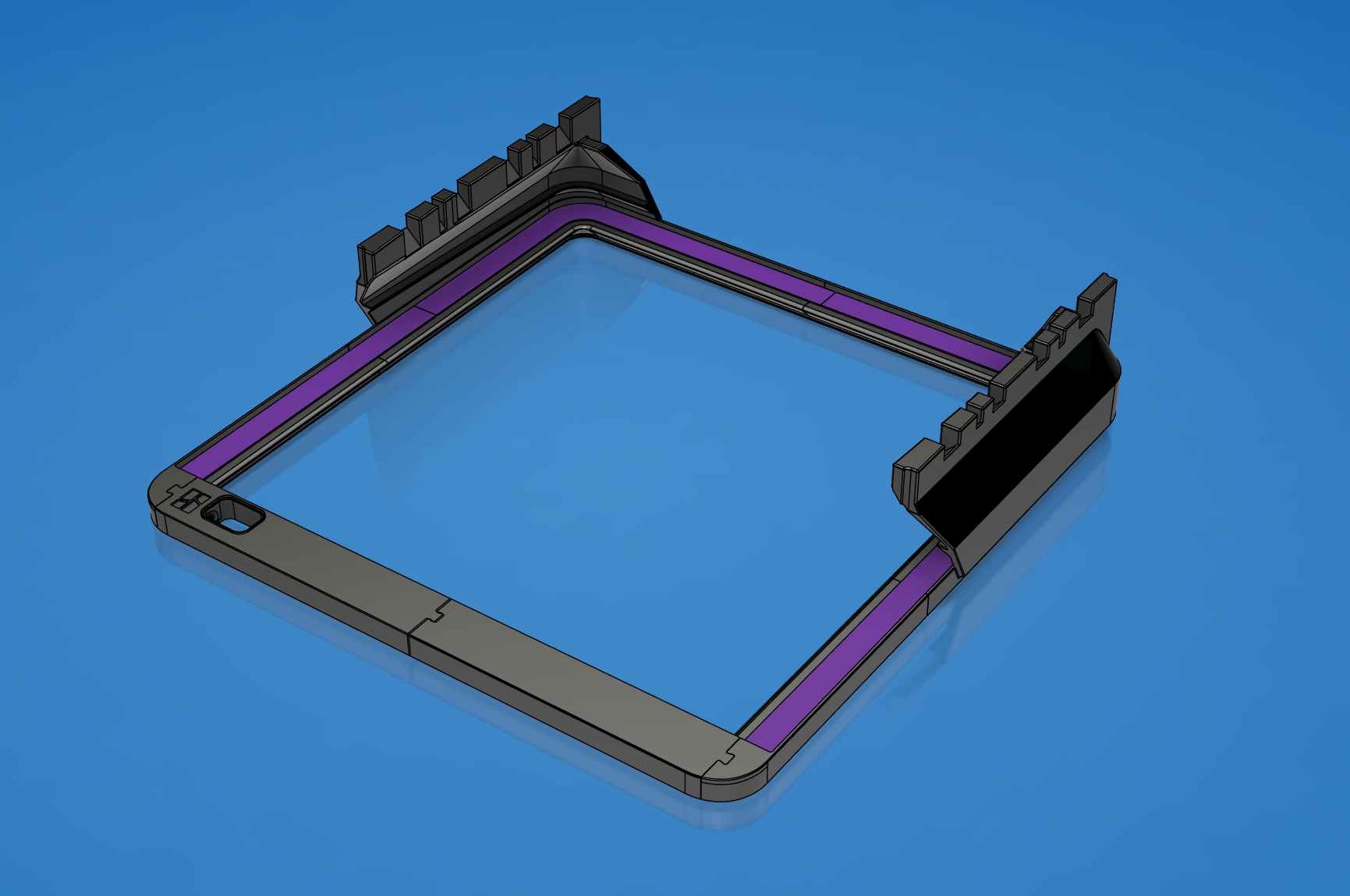 ams riser 10mm led bandes facile impression remixé by pascalr11 3d imprimante accessoires verre 3D print model - Mito3D