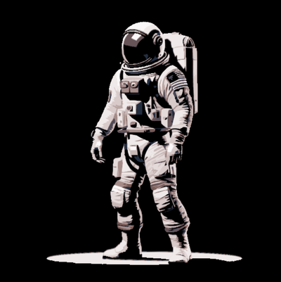 büyük demirhane astronot by razer05 sanat 2d nasa görüntü 3d print model - Mito3D