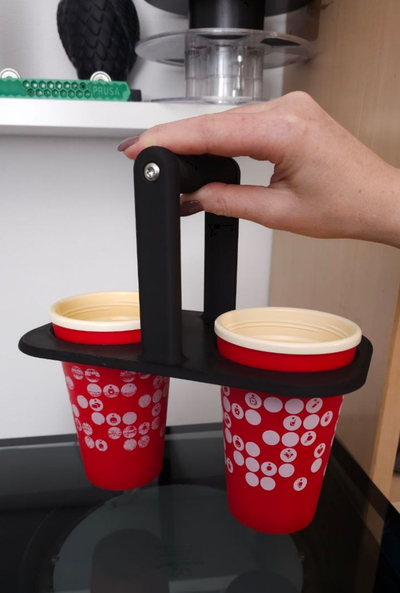 coffecup holder handle by relish tools hand coffee bag outdoor 3d print model - Mito3D