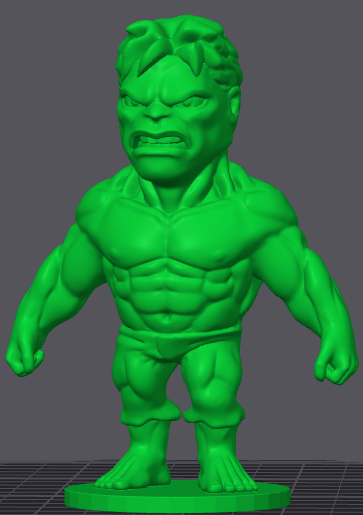 chibi hulk hd versão by meme magia brinquedos jogos personagens miniatura estátua 3D print model - Mito3D