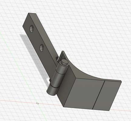 t ranschlag umbau p1s by sol belge 3d yazıcı parçalar öldürmek kapı 3d print model - Mito3D