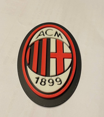 logo milan by matt slanzi95 hobi kendin yap spor açık havada seri a futbol milano 3d print model - Mito3D