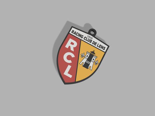 portachiavi rc lente by piersonnico arte segni loghi corsa club porte clefs piede calcio cles cle 3d print model - Mito3D