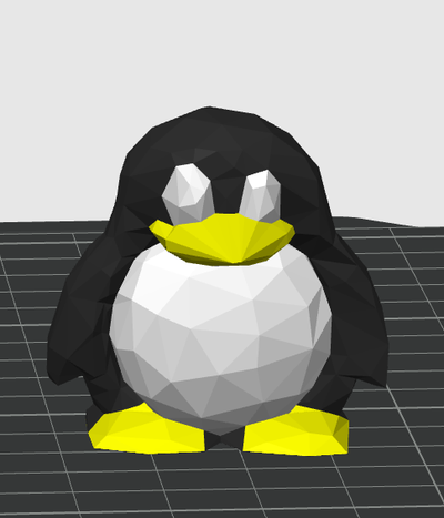 pinguim by miko miniaturas animais ams projeto pla multicolorido 3d print model - Mito3D