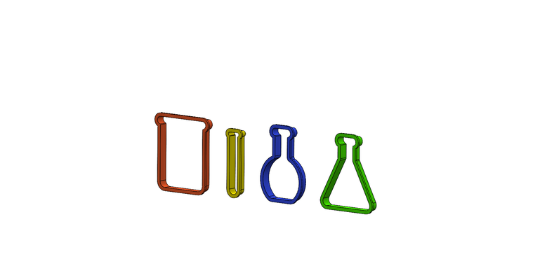 chemistry cookie cutters by masekjc education 3d print model - Mito3D