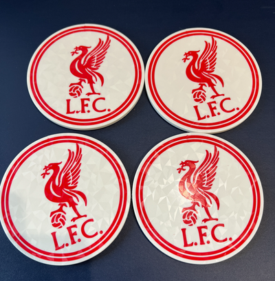 liverpool fc einfach logo getränk untersetzer by wetts 11 kunst zeichen logos liga europäisch fußball premiere 3d print model - Mito3D