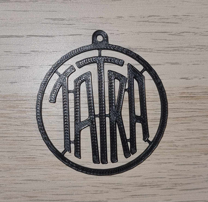 tatra logotipo etiqueta by fadiga coisas arte moeda distintivos a1 mini x1 x1c p1p p1s bambu bambulab 3d print model - Mito3D