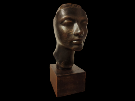 nefertiti unfinished scan world remixed by classic 25 art sculptures sculpture archaeology culture 3d print model - Mito3D