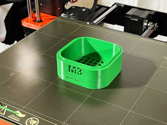 bolt sorter screen - m3 by bubsbuilds tools organizer screw sort sorting metric fastener thingiverse shcs bhcs 3d print model - Mito3D