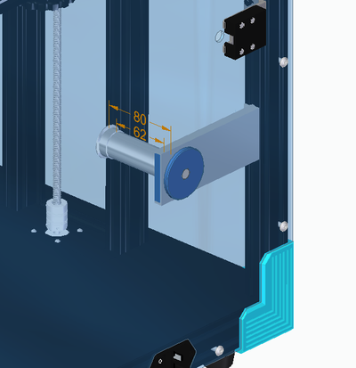 ender 6 - spool holder bearing by haunter1982 3d printer parts spoolholder ender6 crealityender6 3d print model - Mito3D