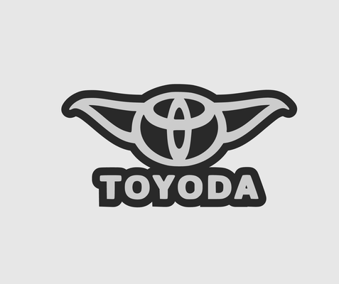 toyoda anahtarlık stil toyota by terabit araçlar araba oto 3d print model - Mito3D