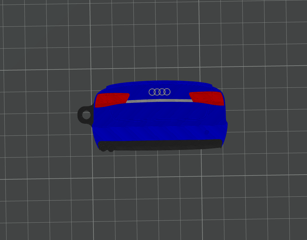 audi a6c7 by andy köstebek sanat 2d araba audia6 anahtar anahtarlık carkeychain 3D print model - Mito3D