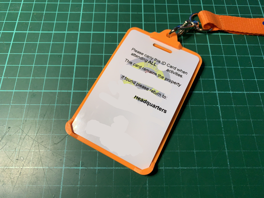 id carte titulaire soutien by sage loisir diy 3d print model - Mito3D