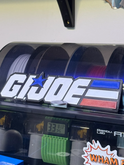 gijoe logo by sasquatch phil art 2d gi joe cobra 80s cartoons 3d print model - Mito3D