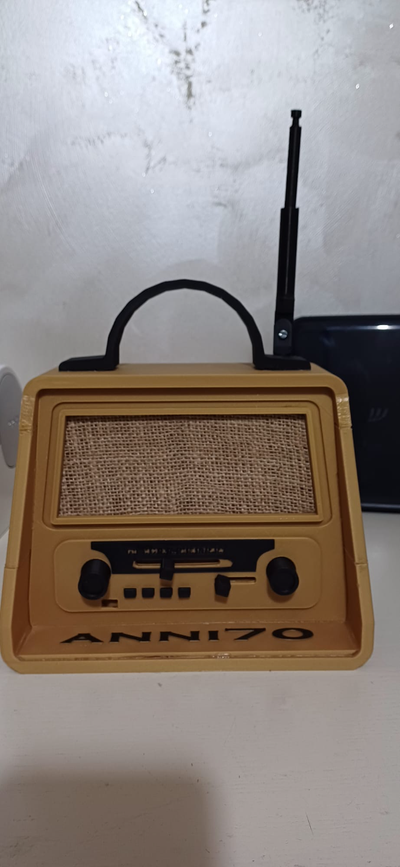 radio anni 60 70 by galeone gianfranco1 hobby diy musik 3d print model - Mito3D