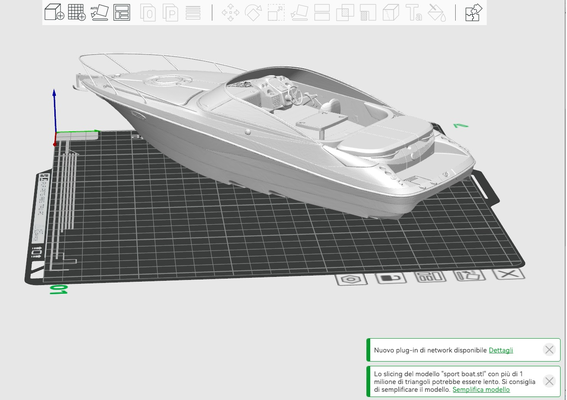 sport boat1 by galeone gianfranco1 ménage décor 3d print model - Mito3D