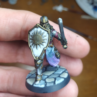 paladin remixed by darkwing miniatures people dnd dndmini dndminiature miniature dungeonsanddragons ttrpg 3d print model - Mito3D