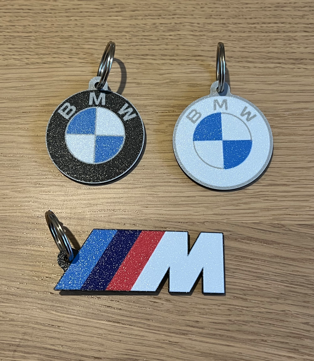 bmw klasik logo anahtarlık m motor sporları by 3dingo hobi kendin yap araçlar portachiavi araç araba oto makine aksesuarlar accessori gadget tersine çevirmek yazdır ters baskı 3D print model - Mito3D