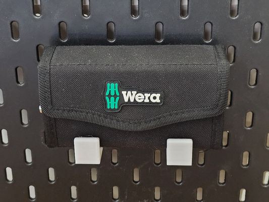 wera stanley bosch ferramenta bolsas ikea skadis suporte remixado by au3d ferramentas organizadores ikeaskadis bolsa porta ferramentas pegboard kraftform zyklop 3d print model - Mito3D