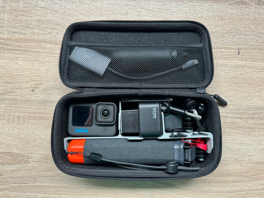 organizer gopro hard shell camera case hero 9 10 11 icluded by tt-products tools organizers 12 3d print model - Mito3D