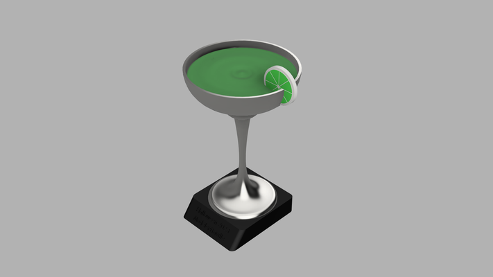 plata margarita trofeo by shinpi arte modelos premio 3d print model - Mito3D