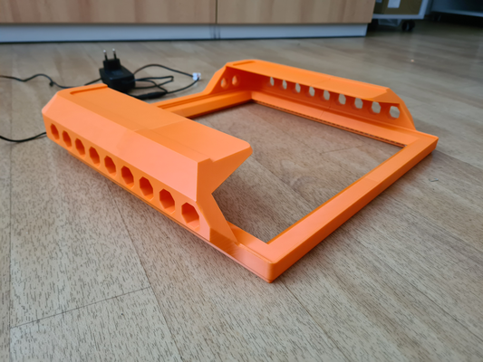 ams riser plat version by pecam6 3d imprimante accessoires led bande bambulab verre 3d print model - Mito3D