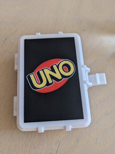 uno kart oyun kutu yeniden düzenleme to yazdır in yer donanım karıştırılmış by makecents 3dp oyuncaklar oyunlar yazı tahtası unocardbox 3d print model - Mito3D