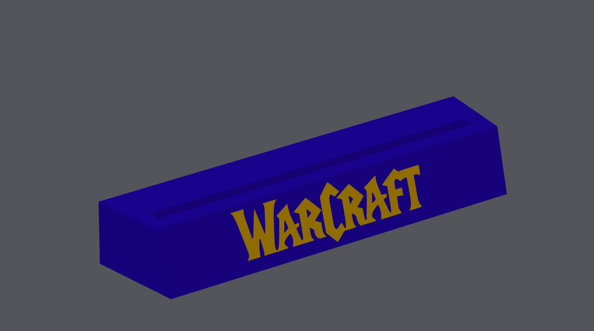 warstand 2 in piedi warcraft collezionabile carte by paolobonidesign passatempo fai logo titolare supporto 3D print model - Mito3D