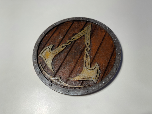 assassin's creed valhalla coaster by 3dfixede household house models 3d print model - Mito3D