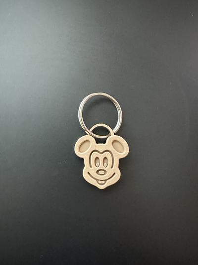 mickey waffle keychain zipper pull by 3d imagineer fashion models mouse disney disneyland disneyworld cruise 3d print model - Mito3D