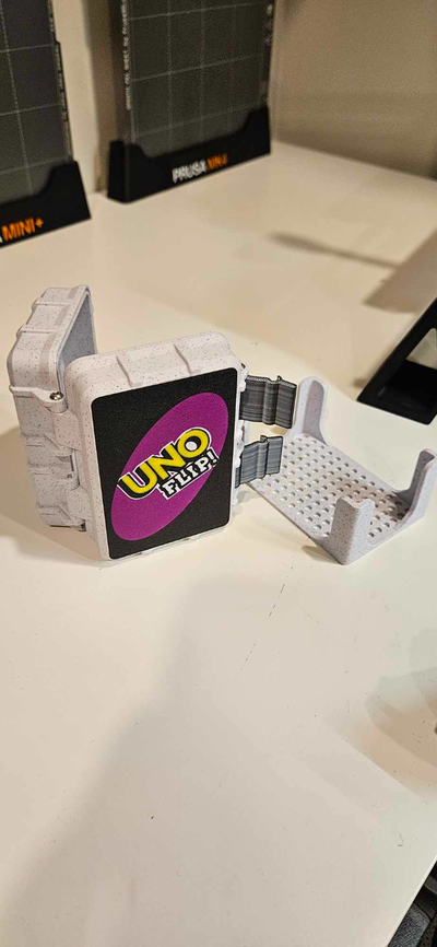 uno flip karte box by jf lemay spielzeuge spiele 3d print model - Mito3D