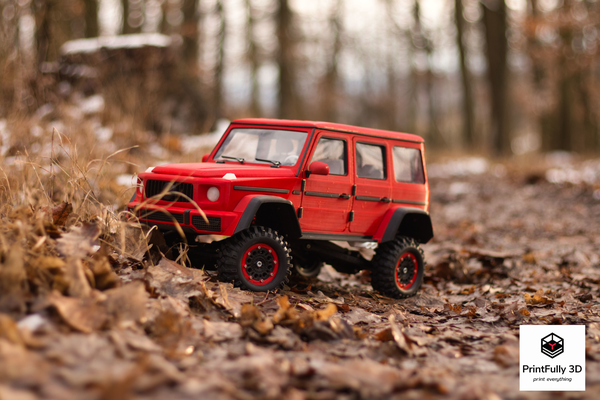 rc voiture gecko arrière roue by printfully3d com loisir diy avion voitures accessoires robot d'exploration mercedes benz amg 4x4 traxxas trx4 3d print model - Mito3D