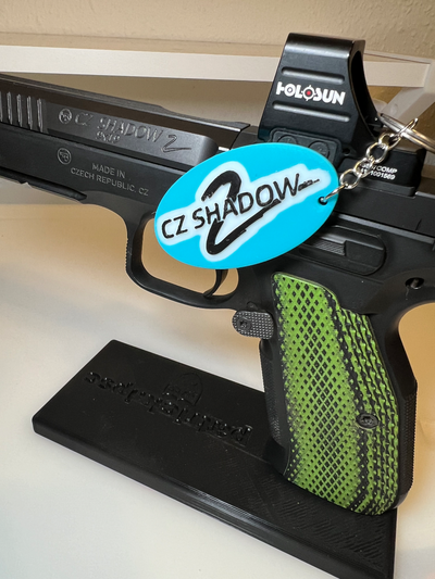 cz sombra 2 llavero by 3dprint pjw arte señales logos pistola 3d print model - Mito3D