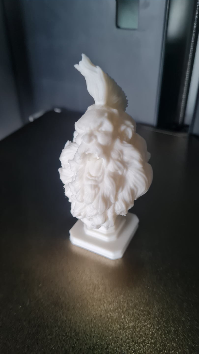 bearded yell remixed by lalboys design 3d printing art sculptures bust beard angry anger character blender dwarf face head hair male zbrush 3D print model - Mito3D