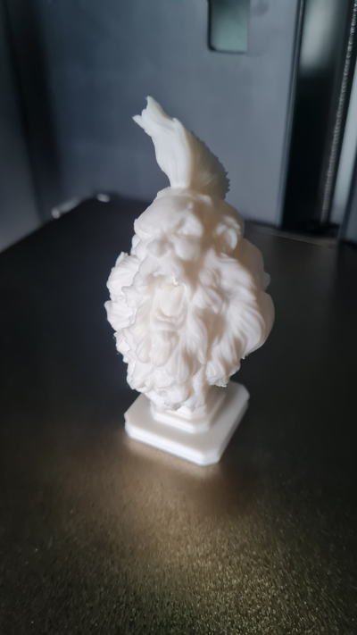 bearded yell remixed by lalboys design 3d printing art sculptures bust beard angry anger character blender dwarf face head hair male zbrush 3d print model - Mito3D