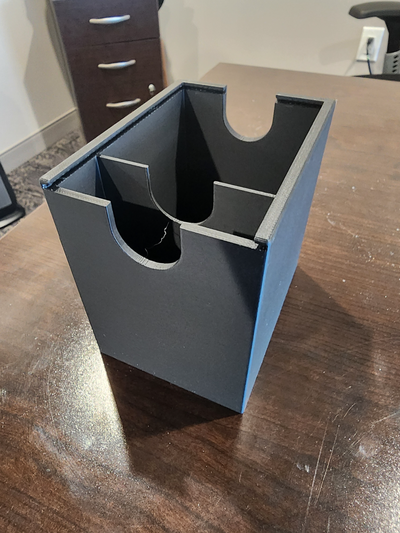 mtg kommandant deck box lader deckel by tkarlsly spielzeuge spiele magie versammlung karten 3d print model - Mito3D