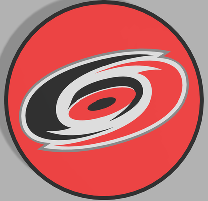 carolina hurrikane untersetzer einstellen by shabbychic haushalt dekor nhl eishockey sport 3d print model - Mito3D