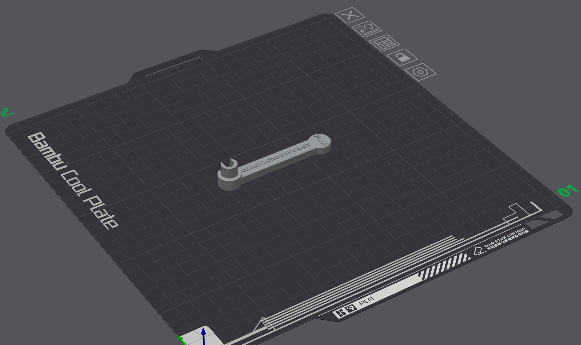 quick disconnect tool 1 4 remixed by chiefkiller tools hand quickdisconnect 3D print model - Mito3D