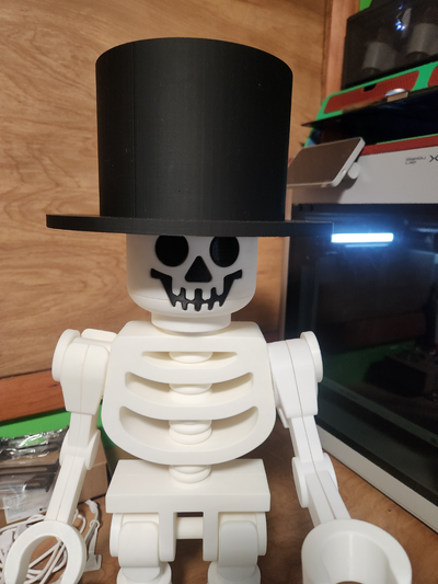 lego-like hat 101 mega skeleton mini figure by nnamrakk toys & games lego large 3d print model - Mito3D