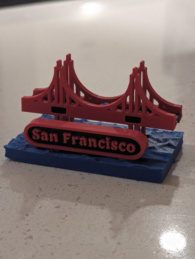 golden gate bridge kit card by imnotjames toys & games 3d print model - Mito3D