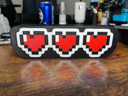 zelda wiederherstellung herzen led leuchtkasten by geek genius kollektiv kunst zeichen logos licht geschenk spieler herz valentinsgrußgeschenk valentinstag multi farbe schreibtisch zubehör akzentbeleuchtung 3d print model - Mito3D