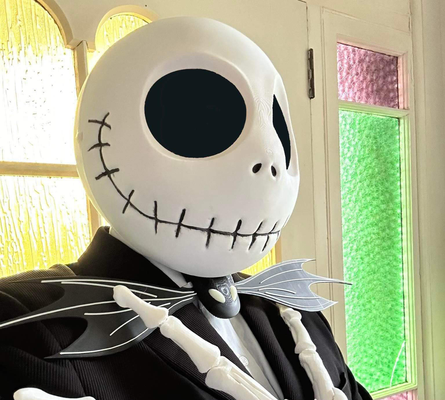 jack skellington murciélago arco corbata pesadilla navidad mejorado ams imprimible remezclado by faran3d accesorios cosplays nbx nbc disney salida alcalde oogie mover esqueleto oogieboogie calabaza 3d print model - Mito3D