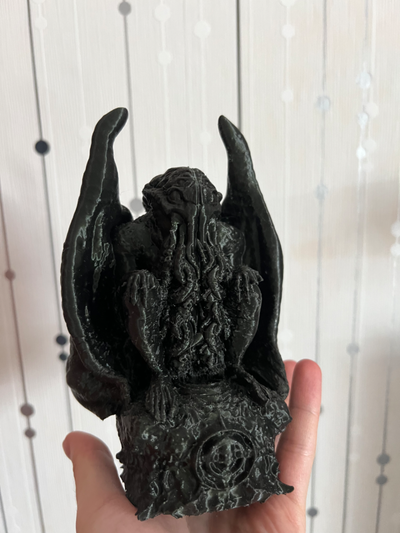 cthulhu remixato by tommy95cz arte sculture statua figura lovecraft idolo 3d print model - Mito3D